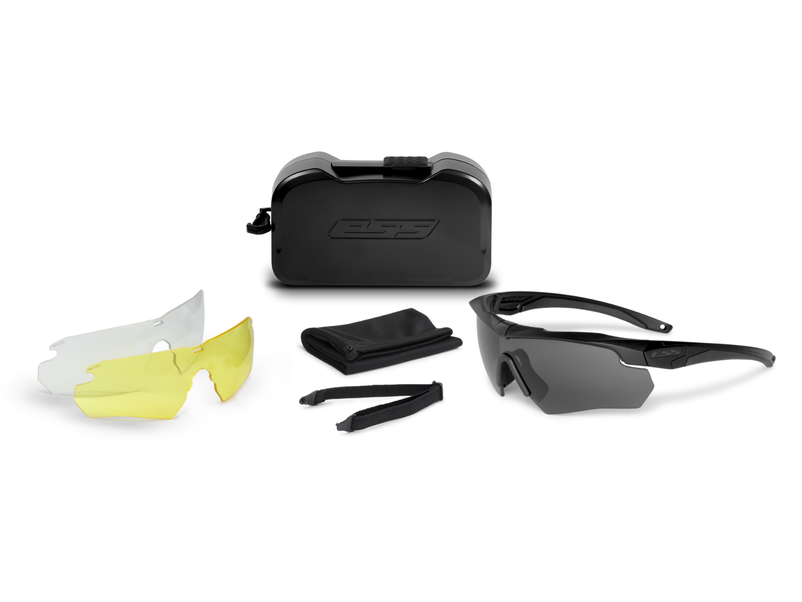 Crossbow Black w/ Clear, Smoke Gray, Hi-Def Yellow - in the box image