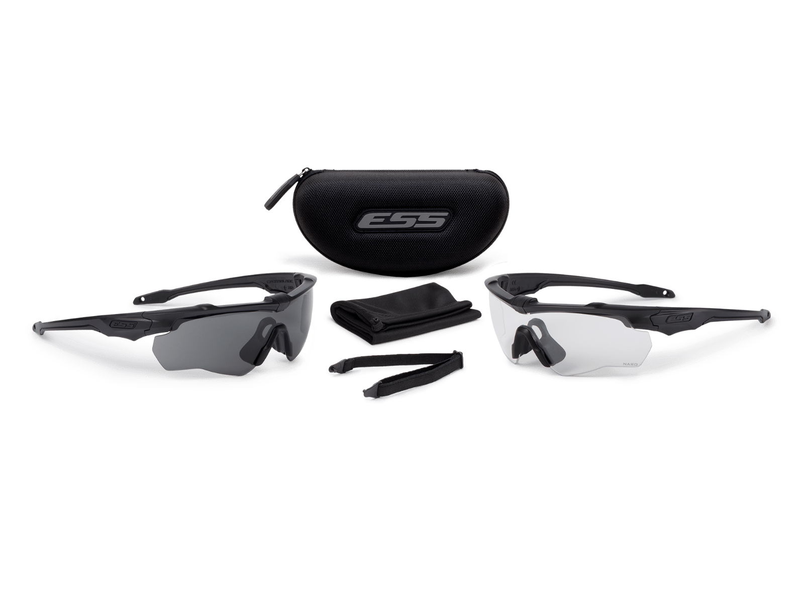 Crossblade NARO 2X Black w/Clear & w/Smoke Gray - in the box image