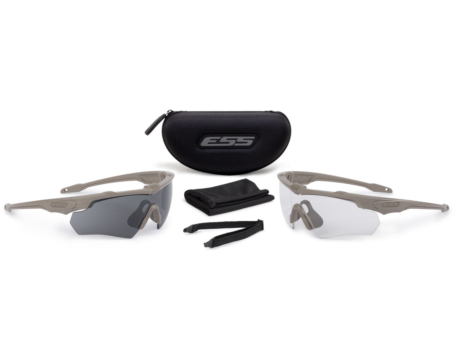 Crossblade 2X Terrain Tan w/Clear & Smoke Gray - in the box image