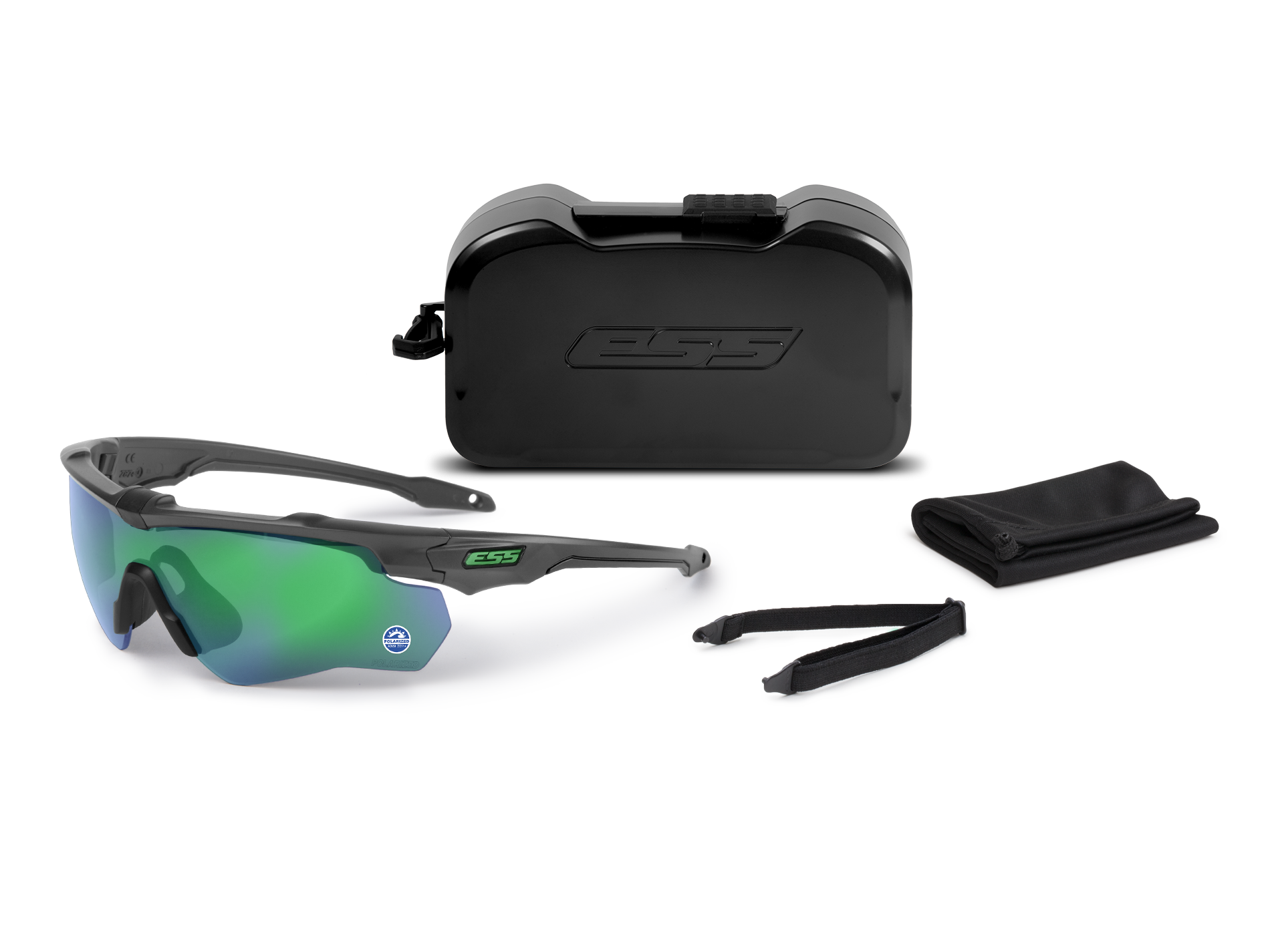 Crossblade STD  Polarized Mirrored Green - in the box image
