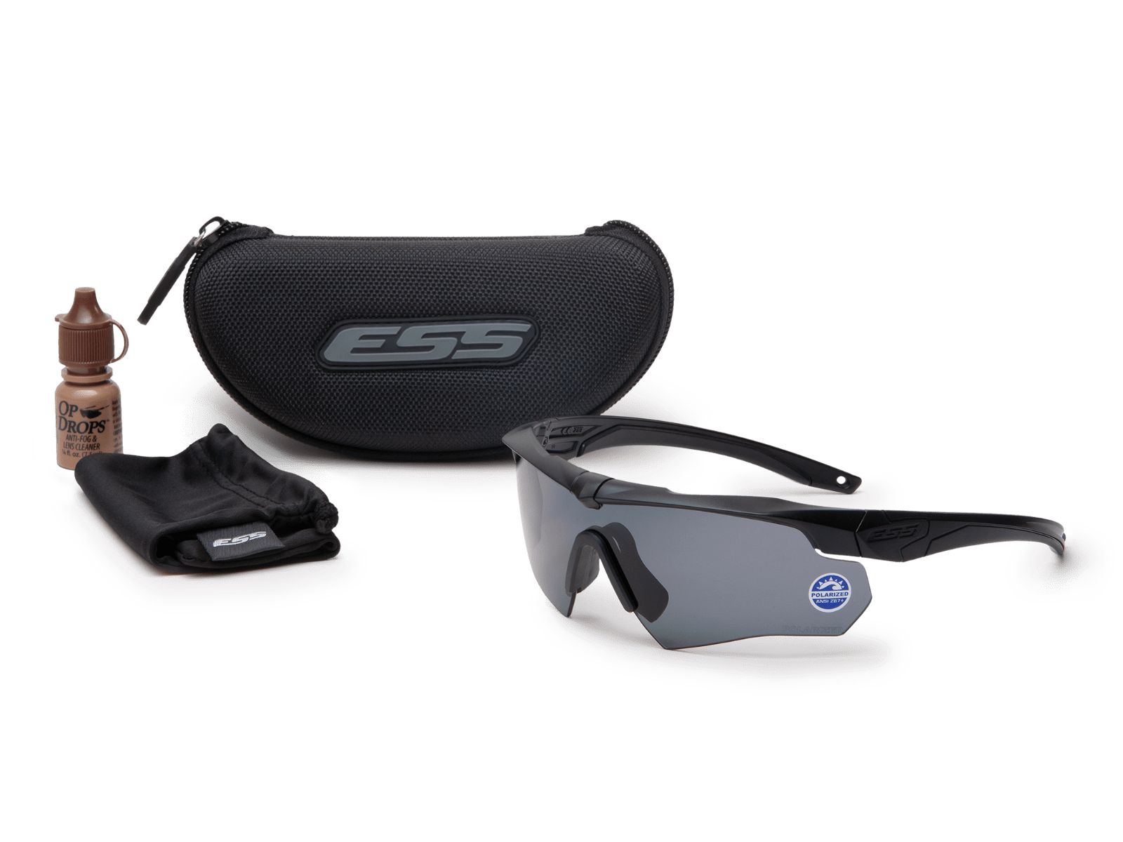 Crossbow One Black w/Polarized Gray - in the box image