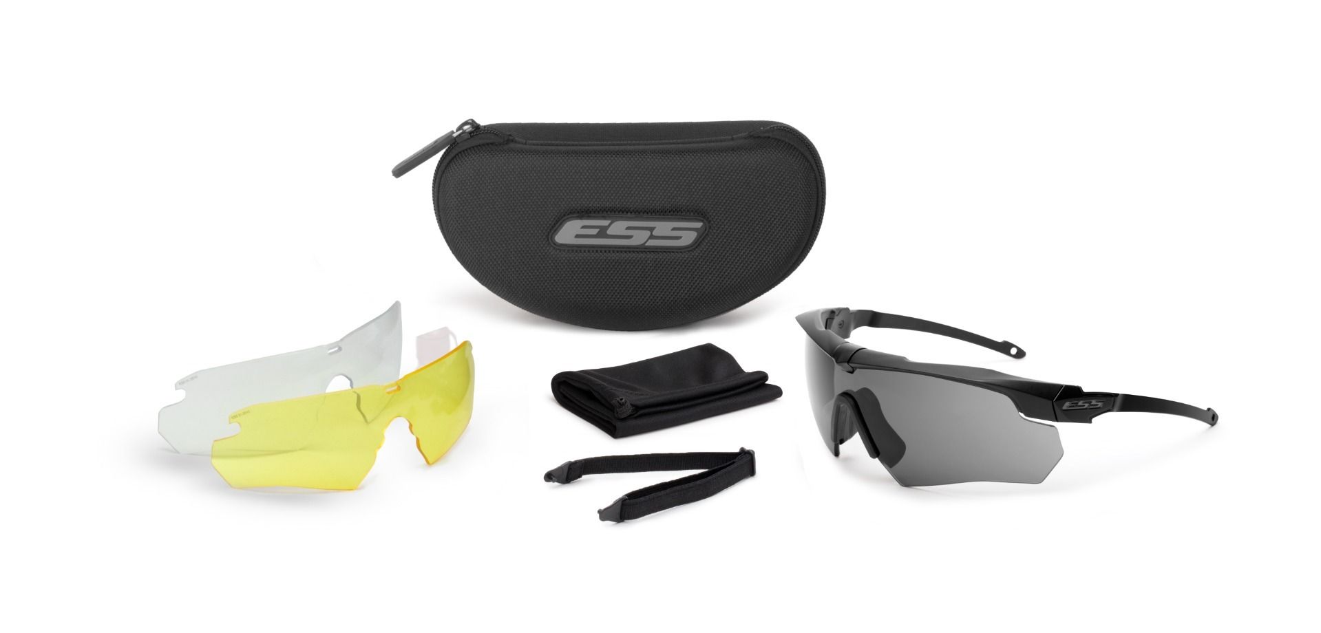 Crossbow Suppressor 3 Lens Kit Black w/Clear, Smoke Gray & Hi-Def Yellow - in the box image