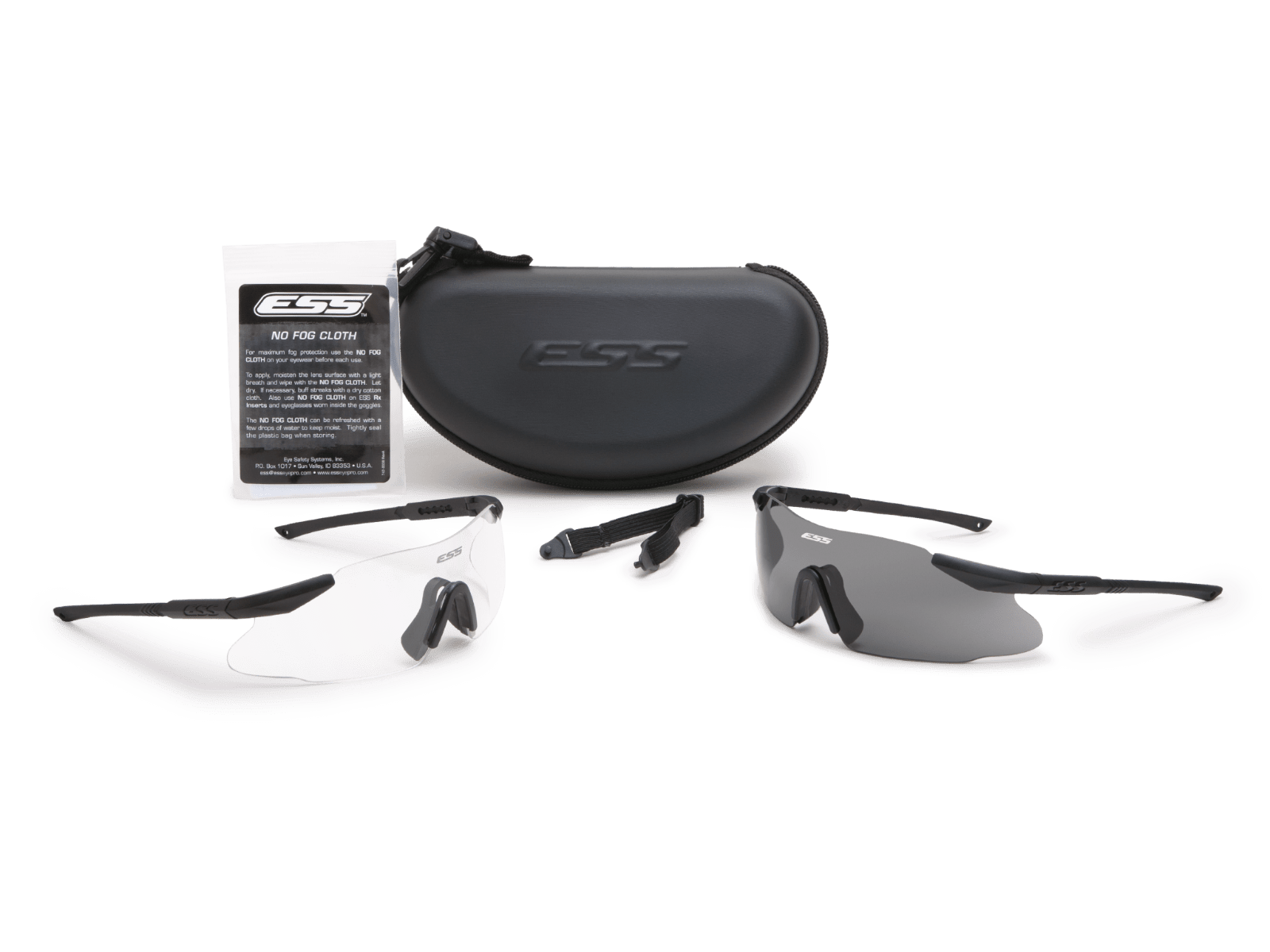 ICE 2X Black w/Smoke Gray & w/Clear - in the box image