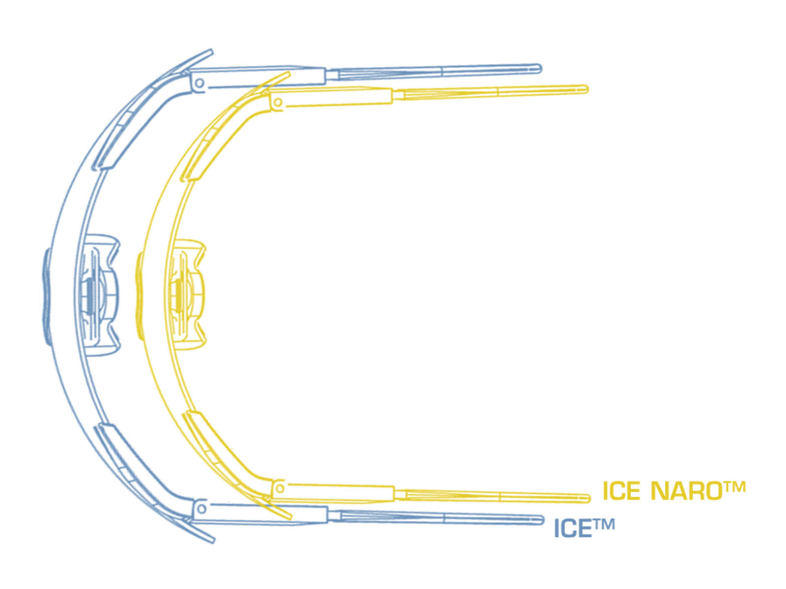 ICE NARO 2X Black w/Smoke Gray & w/Clear