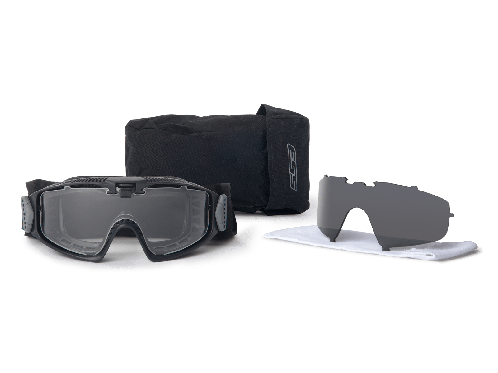 Influx AVS Black w/Clear & Smoke Gray - in the box image