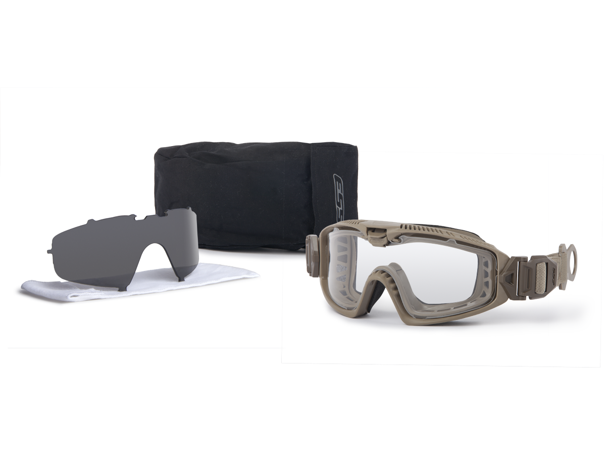 Influx PIVOT Terrain Tan w/Clear & Smoke Gray - in the box image