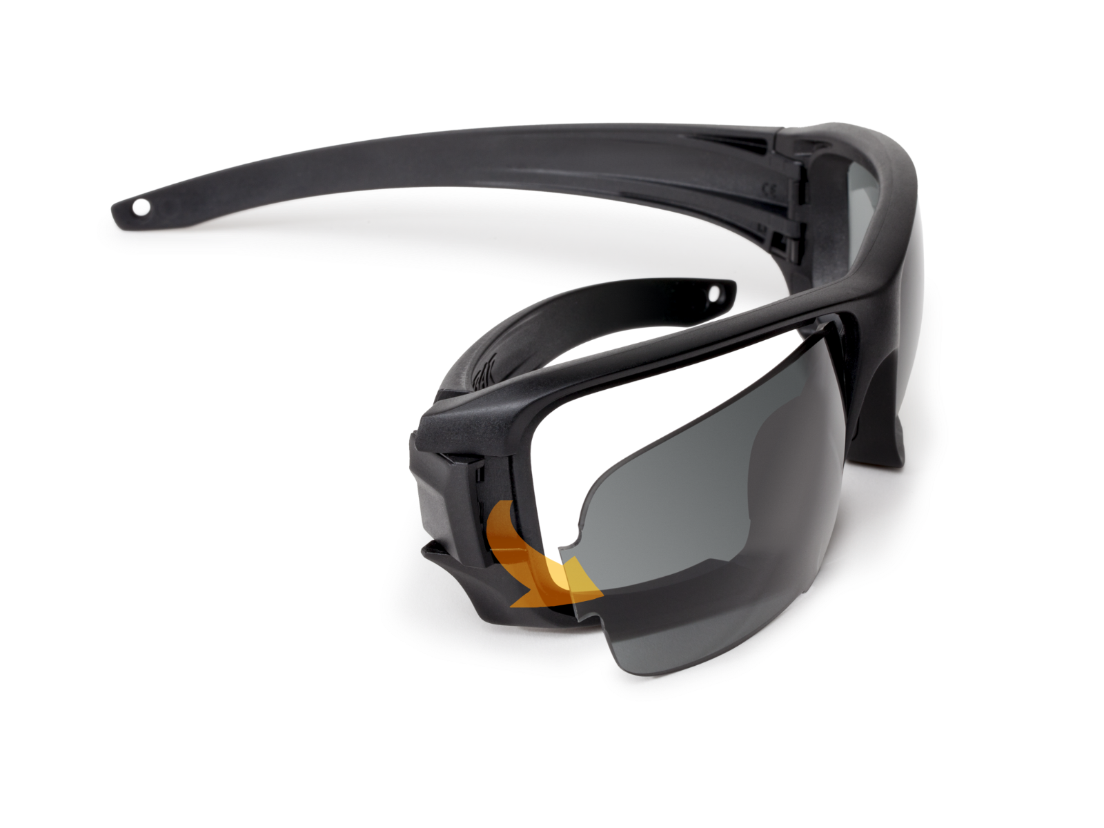 Rollbar Heritage Matte Black w/Polarized Mirrored Gray