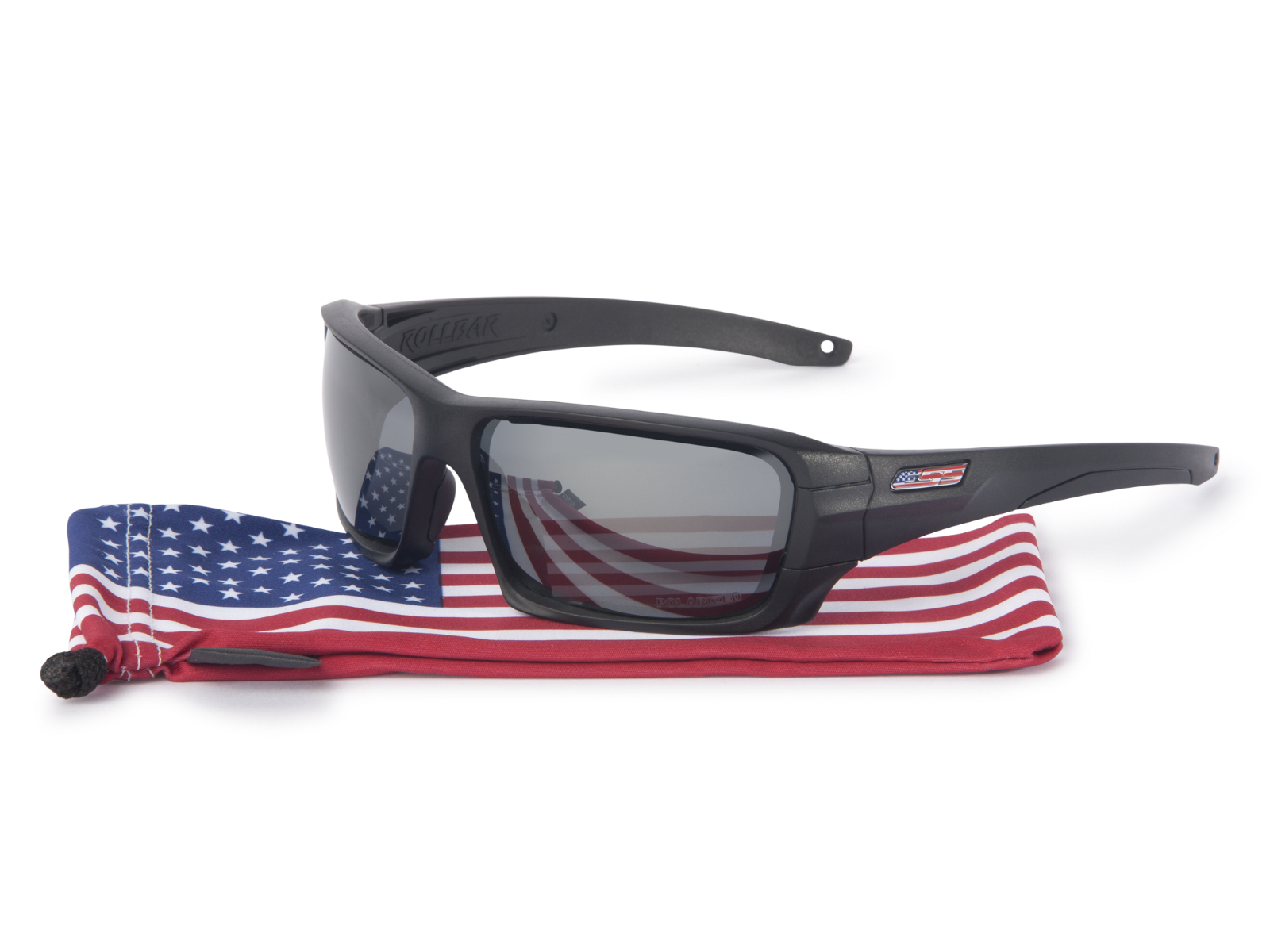 Rollbar US Flag w/Polarized Mirrored Gray