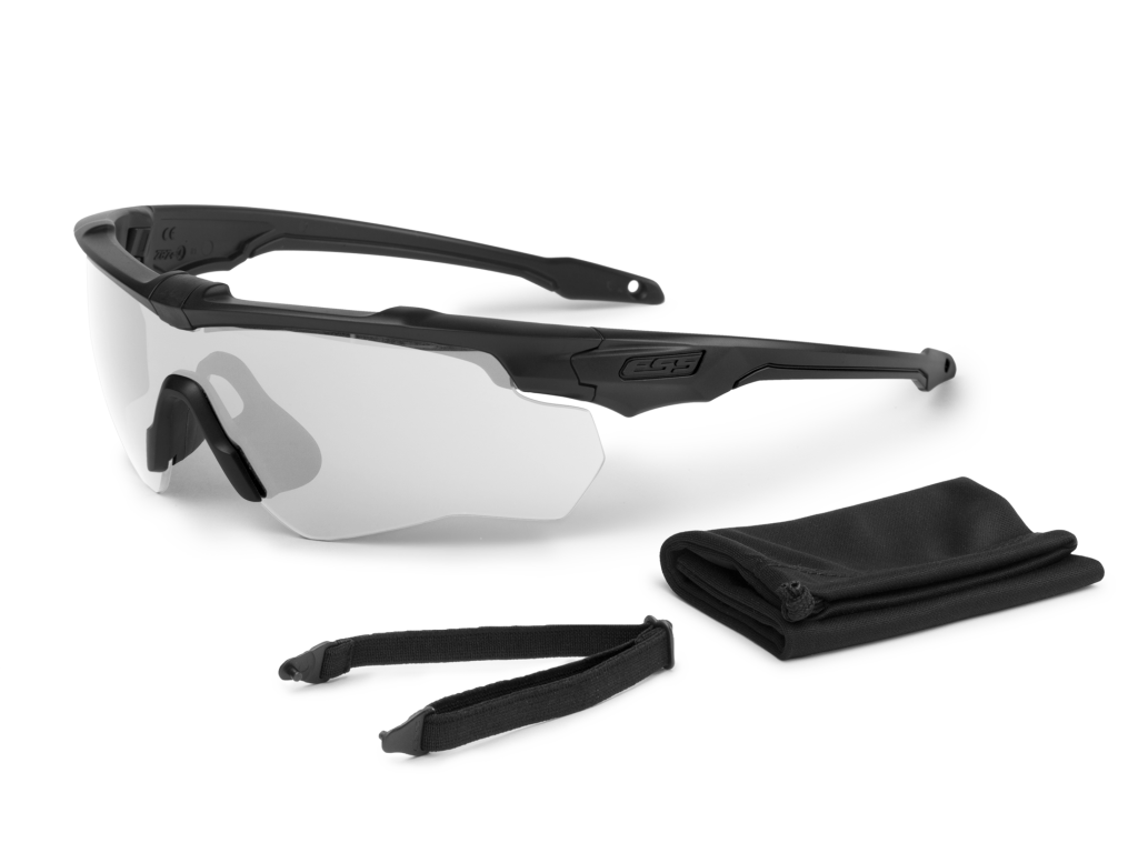 Crossblade One Black w/Clear | ESS EyePro