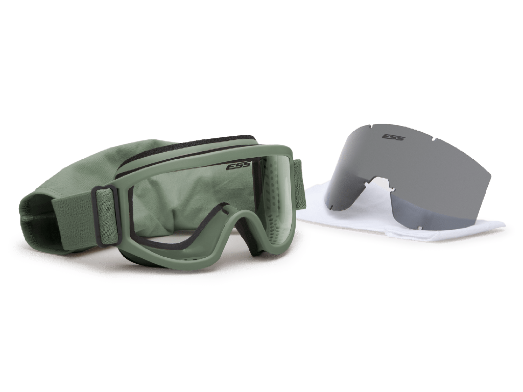ESS ランドオペレーションゴーグル740-0402 Land Ops Foliage Green w/Clear & Smoke Gray | ESS EyePro