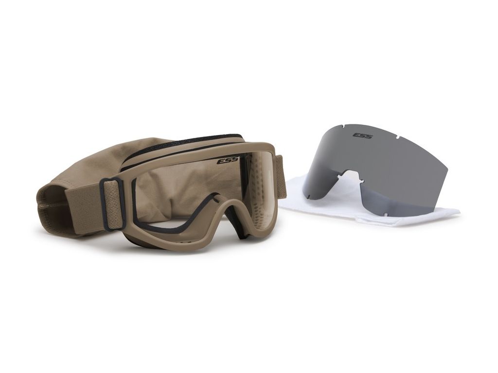 Land Ops Tan w/Clear & Smoke Gray | ESS EyePro