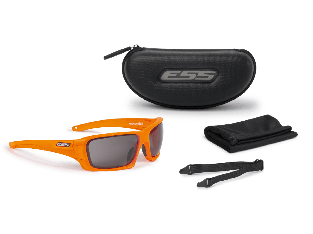 Rollbar Hi-Vis Orange w/Clear & Smoke Gray | ESS EyePro