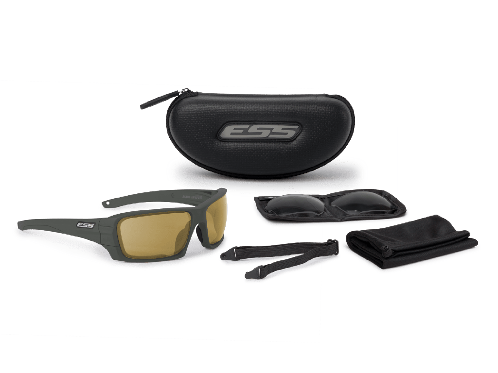 Rollbar Stealth Olive w/HI-Def Bronze & Gray | ESS EyePro