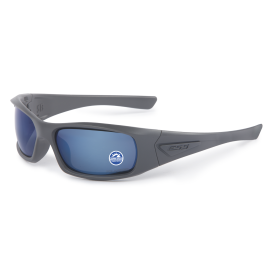 5B Heritage Matte Dark Gray w/Polarized Mirrored Blue | ESS EyePro