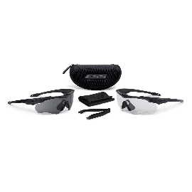 Crossblade 2X Black w/Clear & w/Smoke Gray | ESS EyePro