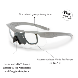 Crossbow Response Black w/Clear | ESS EyePro