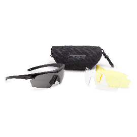 Crosshair Black w/Smoke Gray, Clear, Hi-Def Yellow | ESS EyePro