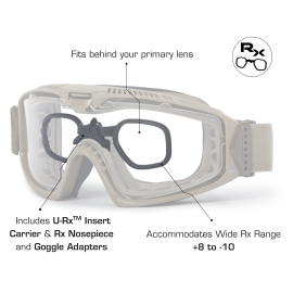 Influx PIVOT Terrain Tan w/Clear & Smoke Gray | ESS EyePro
