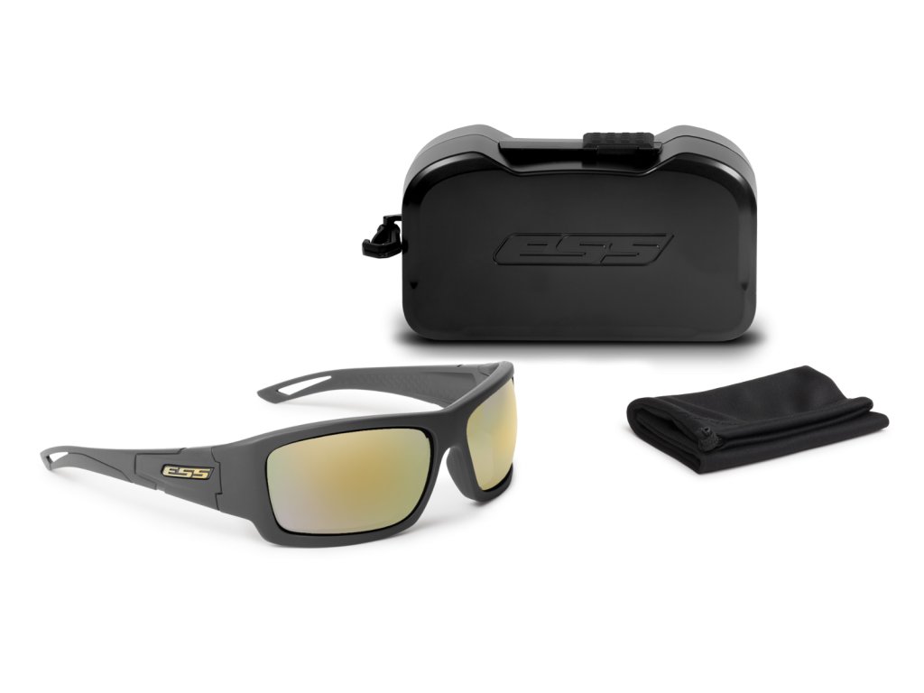 Credence Carbon Gray W/ Mirrored Brass | ESS EyePro