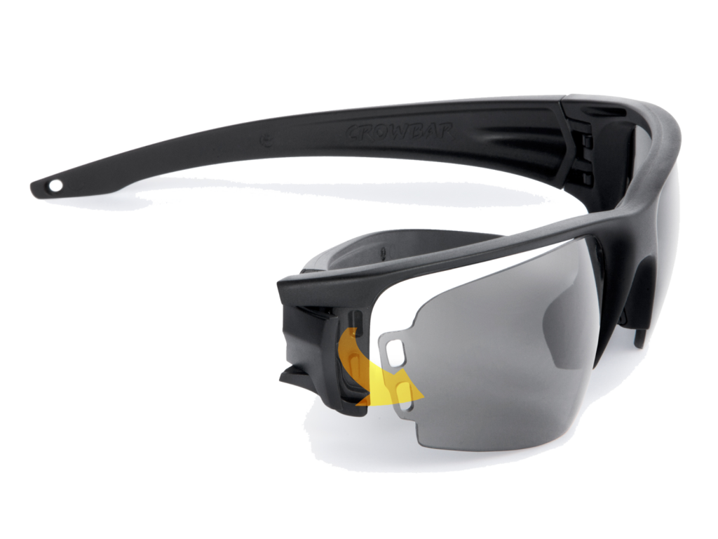 Crowbar Black w/Polarized Mirrored Gray | ESS EyePro